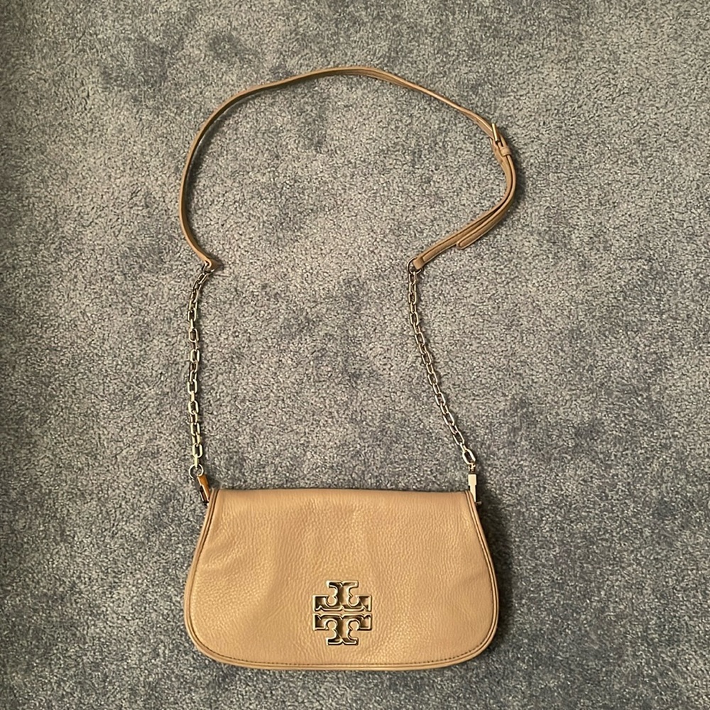 Tory Burch clay color crossbody